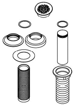 KOHLER K-1071975-AF Grid Drain W/O Overflow