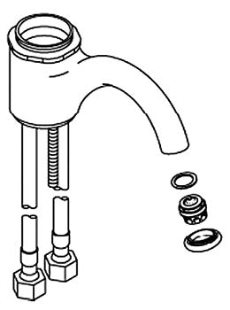 KOHLER K-1098157-BN Spout Kit