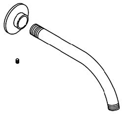 KOHLER K-20350-VF Shower Arm Assembly