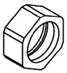 KOHLER K-40748-BV Nut, Supply Coupling