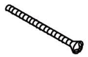 KOHLER K-52762-BL Screw, 10 - 24, Oval, Brass