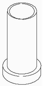 KOHLER K-57930-BV Escutcheon, Threaded