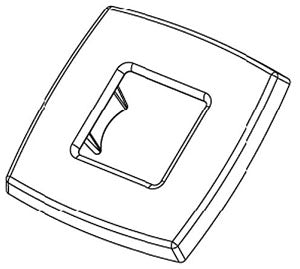 KOHLER K-77778-BGD Flange, Trip Lever