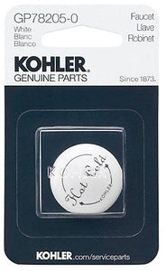 KOHLER K-GP78205-0 White Plug Button