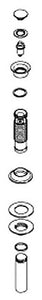 KOHLER K-1035625-VS Clicker Drain With Overflow