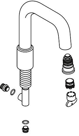 KOHLER K-1155859-CP Kit, Bath Spout