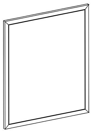 KOHLER K-1216320-L1-1WC Dwr Frt 12X9 W/Screws, Jacquard™ Left 1
