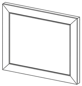 KOHLER K-1216320-R3-1WA Dwr Frt 12X9 W/Screws, Jacquard™ Right 3
