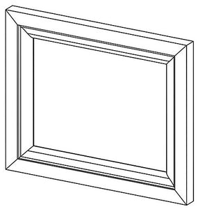 KOHLER K-1216340-L1-1WB Dwr Frt 12X9 W/Screws, Damask™ Left 1