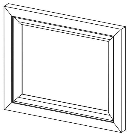 KOHLER K-1216340-L2-1WC Dwr Frt 12X9 W/Screws, Damask™ Left 2
