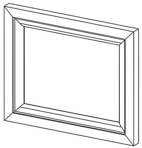 KOHLER K-1216340-L3-1WA Dwr Frt 12X9 W/Screws, Damask™ Left 3