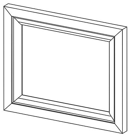 KOHLER K-1216340-L3-1WE Dwr Frt 12X9 W/Screws, Damask™ Left 3
