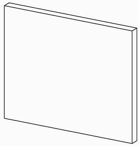 KOHLER K-1216364-L1-1WB Dwr Frt 12X9 W/Screws, Marabou™ Left 1
