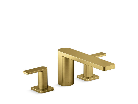 Parallel Deck-mount bath faucet