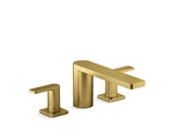 Parallel Deck-mount bath faucet