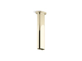 Statement 10" ceiling-mount two-function rainhead arm and flange