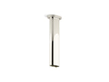 Statement 10" ceiling-mount two-function rainhead arm and flange