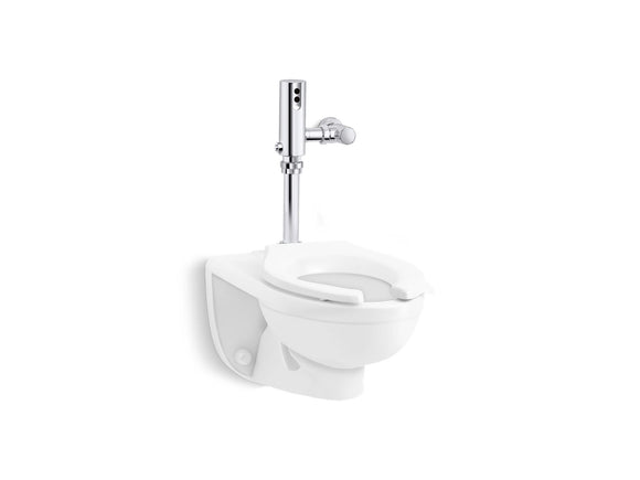 Kingston Ultra Antimicrobial toilet with Mach Tripoint touchless 1.0 gpf HES-powered flushometer