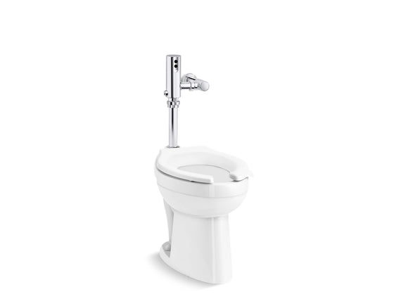 Highcliff Ultra Commercial toilet with Mach Tripoint touchless DC 1.0 gpf flushometer