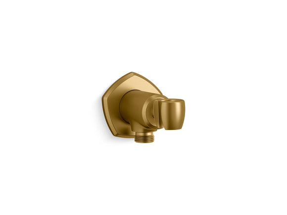 Occasion Wall-mount handshower holder with supply elbow and check valve