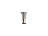 Statement 5" ceiling-mount two-function rainhead arm and flange