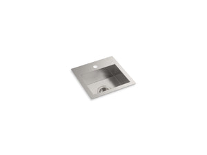 Vault 15" top-/undermount single-bowl bar sink