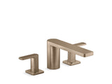 Parallel Deck-mount bath faucet