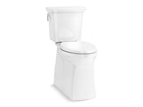 Corbelle Tall two-piece elongated toilet with skirted trapway, 1.28 gpf
