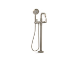 Castia by Studio McGee Floor-mount bath filler trim with handshower