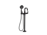 Castia by Studio McGee Floor-mount bath filler trim with handshower