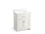 KOHLER K-29260-BD1 Charlemont 30" bathroom vanity cabinet with sink and quartz top