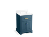 Charlemont 24" bathroom vanity cabinet with sink and quartz top