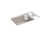 Riverby 33" undermount single-bowl workstation kitchen sink