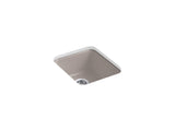 Iron/Tones 17" top-/undermount single-bowl bar sink