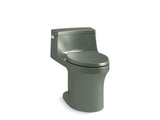 San Souci One-piece compact elongated toilet with concealed trapway, 1.28 gpf
