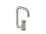 Components Single-handle bar sink faucet with two-function extended-reach spout