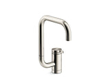 Components Single-handle bar sink faucet with two-function extended-reach spout