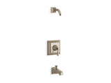 KOHLER TLS461-4S-BV Memoirs Stately Rite-Temp Bath And Shower Trim Set With Lever Handle And Spout, Less Showerhead in Vibrant Brushed Bronze