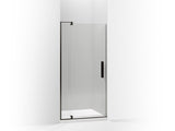 KOHLER K-707536-L Revel Pivot shower door, 74" H x 35-1/8 - 40" W, with 5/16" thick Crystal Clear glass