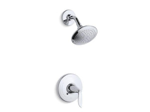 KOHLER TS5320-4-BN Refinia Rite-Temp Shower Trim With 2.5 Gpm Showerhead in Vibrant Brushed Nickel