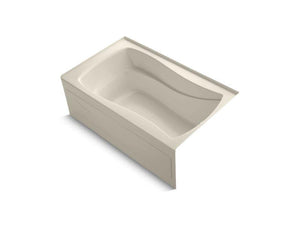 KOHLER K-1242-RA-47 Mariposa 60" x 36" alcove bath with integral apron, integral flange and right-hand drain