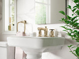 KOHLER 16232-3-AF Margaux Widespread Bathroom Sink Faucet With Cross Handles in Vibrant French Gold