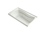 KOHLER K-1224-RW Mariposa 66" x 35-7/8" alcove whirlpool bath with Bask heated surface, integral flange, and right-hand drain