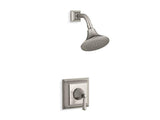 KOHLER TS462-4S-BN Memoirs Stately Rite-Temp Shower Valve Trim With Lever Handle And 2.5 Gpm Showerhead in Vibrant Brushed Nickel