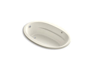 KOHLER K-6347-GW-0 Sunward 66" x 42" drop-in BubbleMassage(TM) Air Bath with Bask heated surface