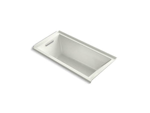KOHLER K-1167-LVB Underscore 60" x 30" alcove VibrAcoustic bath with left-hand drain