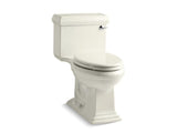KOHLER 3812-RA-96 Memoirs Classic Comfort Height One-Piece Compact Elongated 1.28 Gpf Chair Height Toilet With Right-Hand Trip Lever, And Quiet-Close Seat in Biscuit