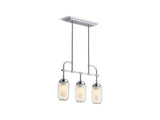 KOHLER 22658-CH03-CPL Artifacts Three-Light Linear in Polished Chrome