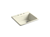 KOHLER K-5872-3A1-FD Riverby 25" x22" x 9-5/8" top-mount single-bowl kitchen sink with sink rack