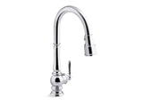 KOHLER K-29709-WB Artifacts kitchen sink faucet with KOHLER Konnect and voice-activated technology
